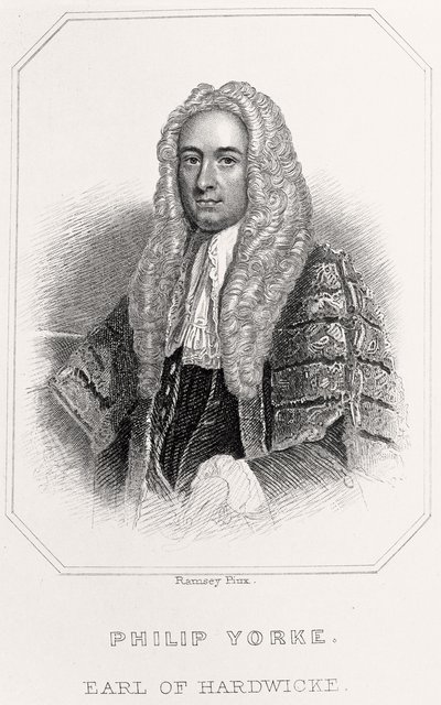 Philip Yorke, Hardwicke gróf portréja, 1835 alkotó: English School