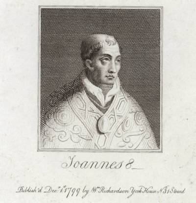 János pápa portréja VIII alkotó: English School