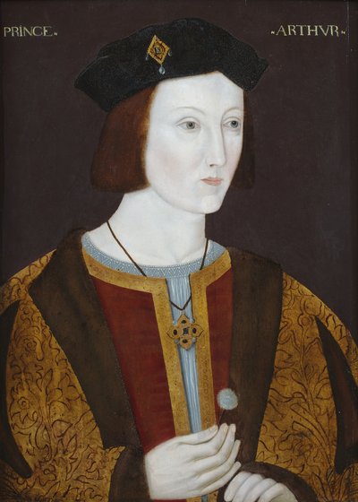Artúr herceg portréja (olaj, tábla) alkotó: English School