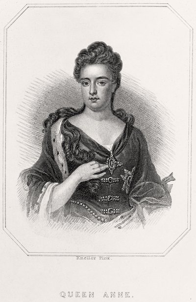 Anna királynő portréja, 1835 alkotó: English School