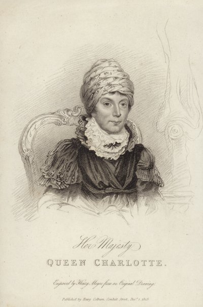 Charlotte királynő portréja alkotó: English School