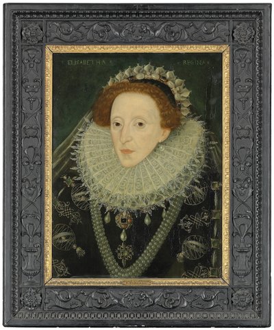 I. Erzsébet királynő portréja, 1580 körül alkotó: English School