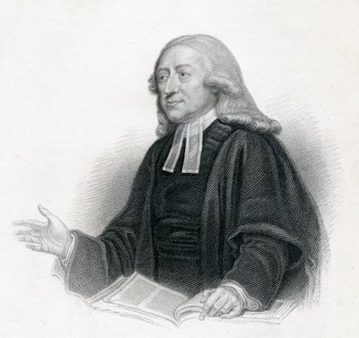 John Wesley A. M. tiszteletes portréja, 19. század alkotó: English School