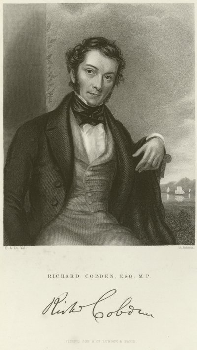 Richard Cobden portréja alkotó: English School