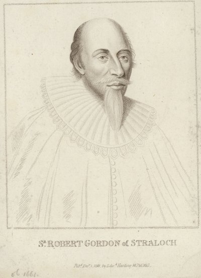 Straloch Robert Gordon portréja alkotó: English School