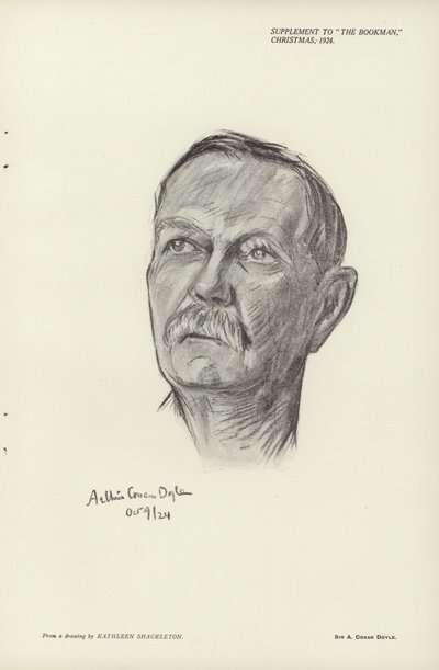 Sir Arthur Conan Doyle portréja alkotó: English School