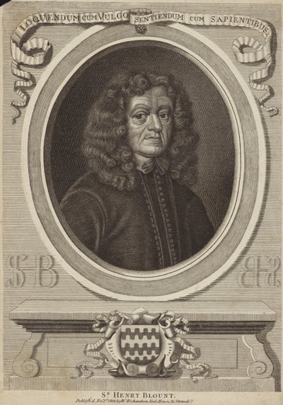 Sir Henry Blount portréja alkotó: English School