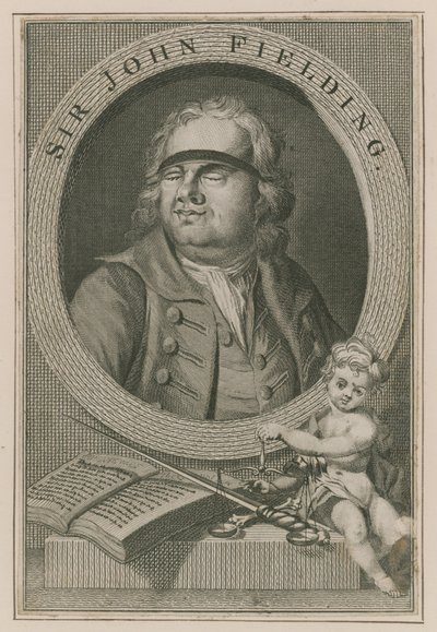 Sir John Fielding portréja alkotó: English School