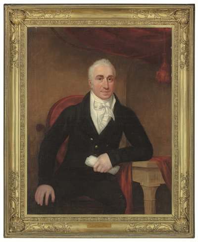 Porträt von Sir Manasseh Lopes von English School