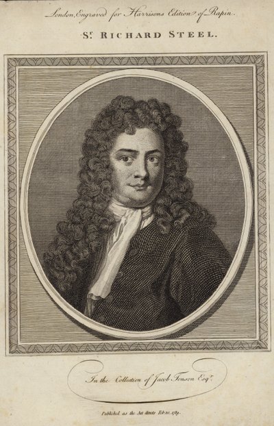 Sir Richard Steele portréja alkotó: English School