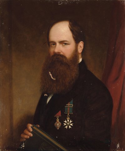 Sir Walter Lawry Buller portréja, N.Z.C., K.C.M.G., F.R.S. alkotó: English School