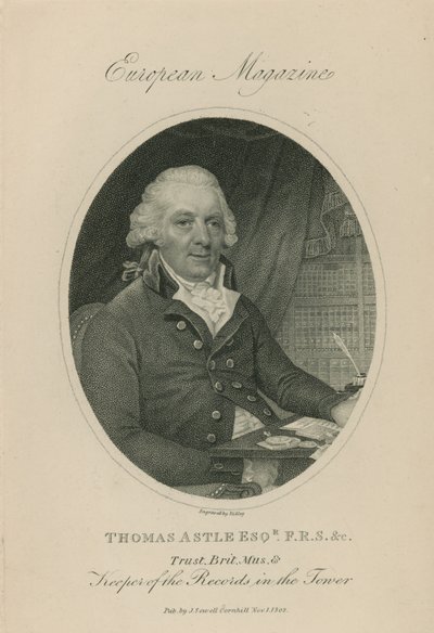 Thomas Astle portréja alkotó: English School