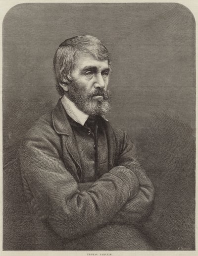 Thomas Carlyle portréja alkotó: English School