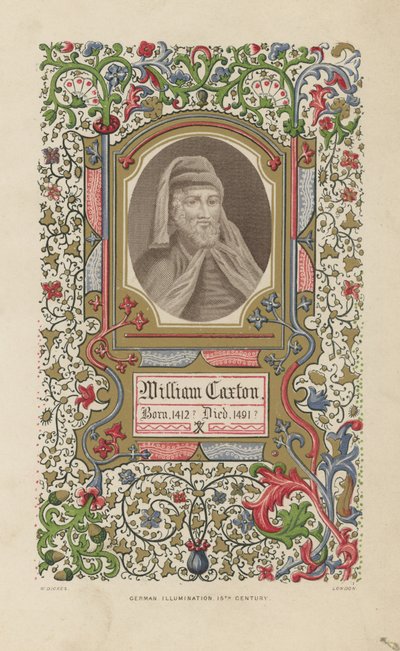 William Caxton portréja alkotó: English School