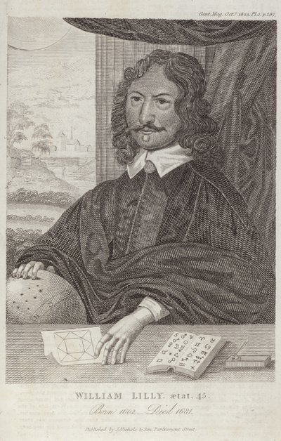 William Lilly portréja alkotó: English School