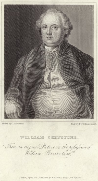 William Shenstone portréja alkotó: English School