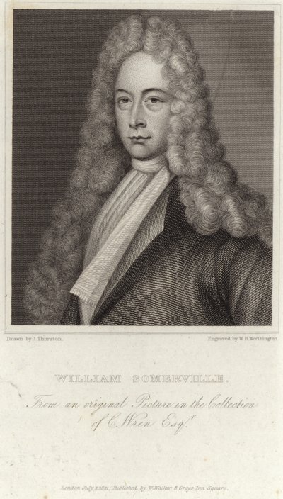 William Somerville portréja alkotó: English School
