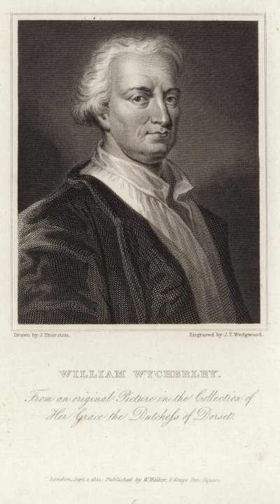William Wycherley portréja alkotó: English School