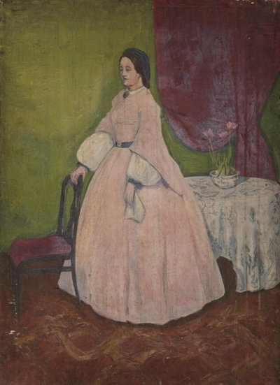 Női portré alkotó: English School