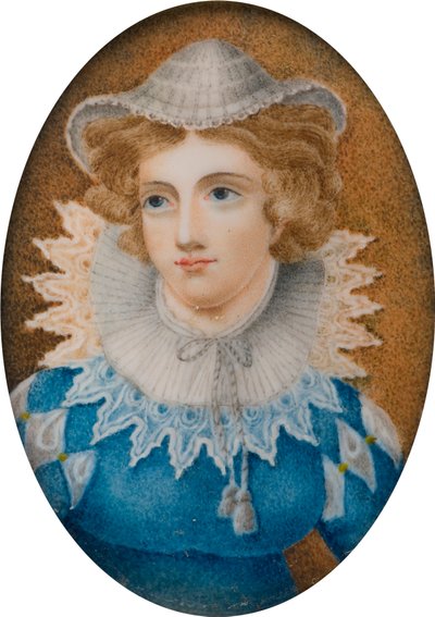 Mária skót királynőnek mondott hölgy portréja, 1800-99 körül (olaj, vászon) alkotó: English School