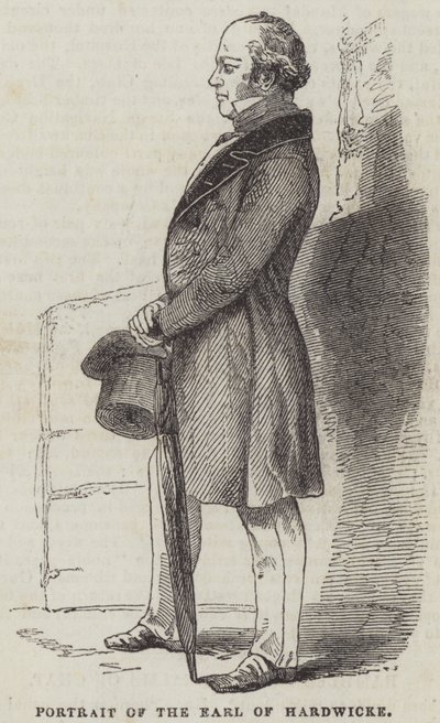 Hardwicke grófjának portréja alkotó: English School
