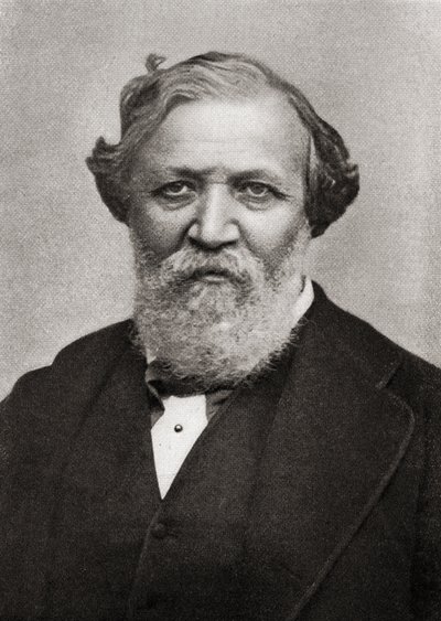Robert Browning angol költő portréja (1812-89) alkotó: English School