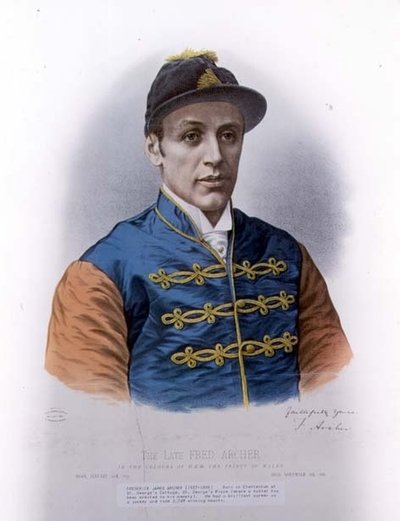 Fred Archer portréja alkotó: English School