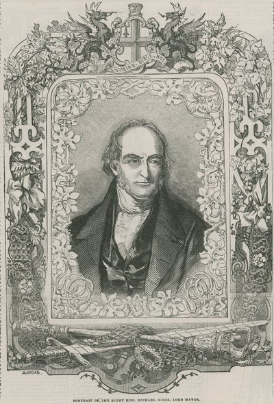 A jobboldal portréja, Hon Michael Gibbs, főpolgármester alkotó: English School