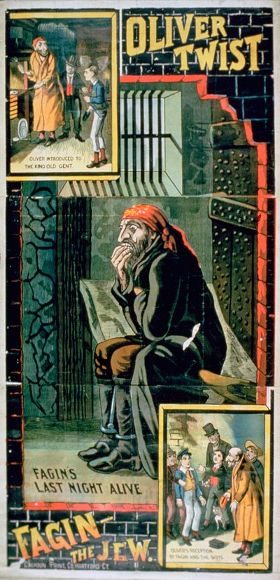 Twist Olivér plakátja (színes litográfia) alkotó: English School