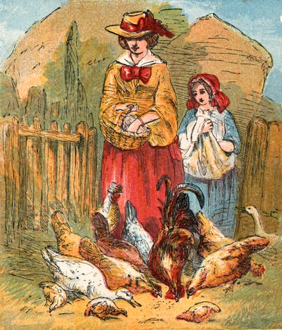 Árpát fogyasztó baromfi alkotó: English School