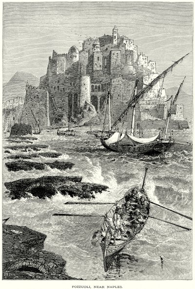 Pozzuoli, Nápoly közelében (metszet) alkotó: English School