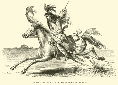 Prairie Indian teljesen felszerelt utazáshoz alkotó: English School