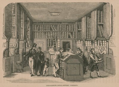Prerogative Court, Doctors Common, London alkotó: English School
