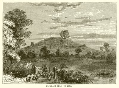 Primrose Hill 1780-ban alkotó: English School