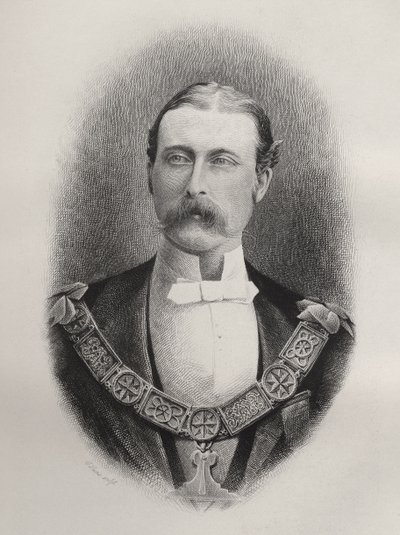 Arthur William Patrick herceg, Connaught és Strathearn hercege, C. Laurie metszete a „The History of Freemasonry, I. kötet”-ből, Thomas C. Jack kiadása, London, 1883 alkotó: English School