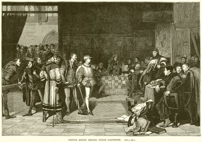 Henrik herceg Gascoigne bíró előtt alkotó: English School