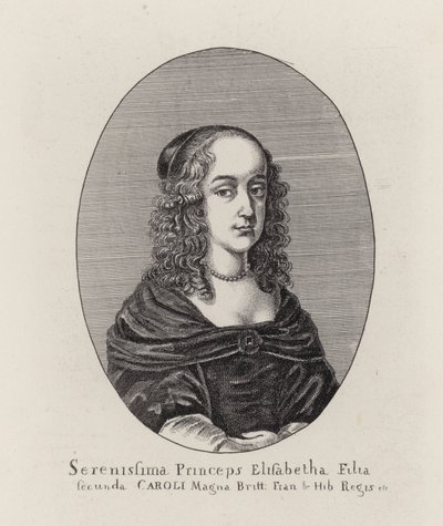 Erzsébet hercegnő, I. Károly király második lánya (metszet) alkotó: English School