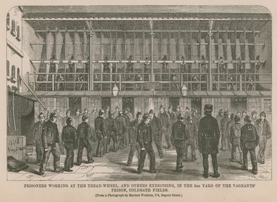 A futókeréknél dolgozó foglyok alkotó: English School