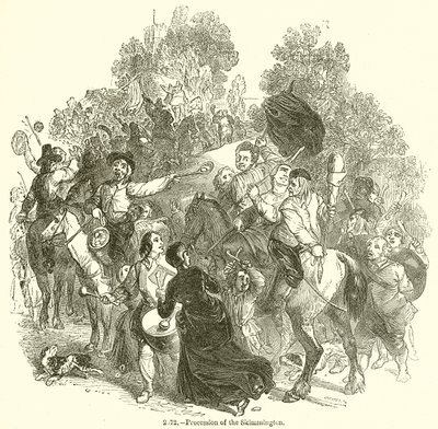 A Skimington felvonulása alkotó: English School