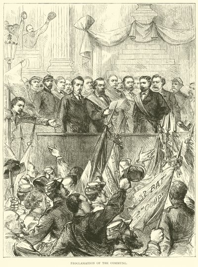 A kommün kiáltványa, 1871. márc alkotó: English School