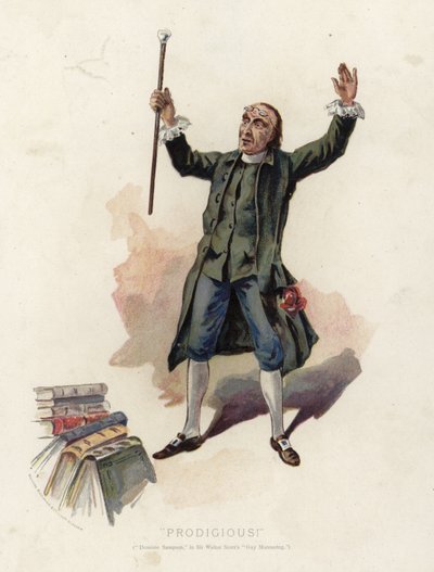 Csodálatos!, Dominic Sampson a Sir Walter Scott Guy Manneringben alkotó: English School