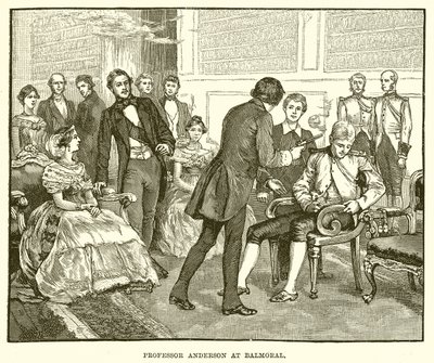 Anderson professzor a Balmoralban alkotó: English School
