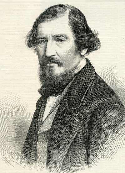 Aytoun professzor (1813-65) a The Illustrated London Newstól, 1865. augusztus 19. (metszet alkotó: English School