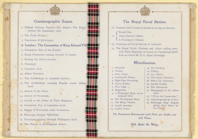 Cinematograph Entertainment program a király és a királynő jelenlétében alkotó: English School