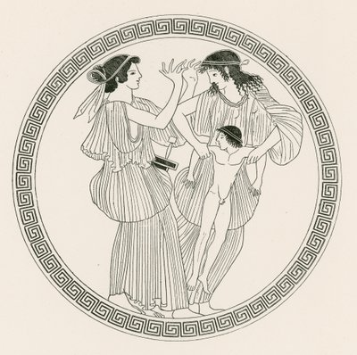 Prokne, Philomela és Itys (metszet) alkotó: English School
