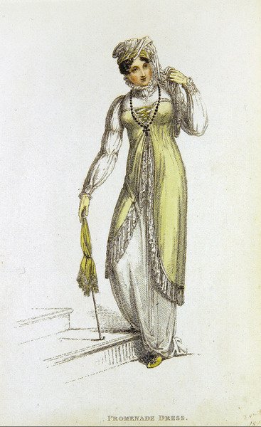 Promenade ruha, divattányér az Ackermann