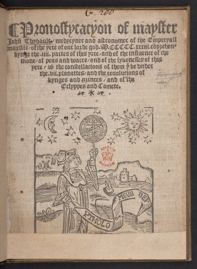 John Thybault polgármester pronostycacyonja alkotó: English School