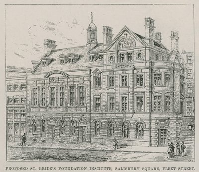 Javasolt St Brides Foundation Institute, Salisbury Square, Fleet Street alkotó: English School