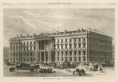 A főposta javasolt új épületei alkotó: English School