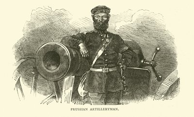 Porosz tüzér, 1870. szeptember alkotó: English School